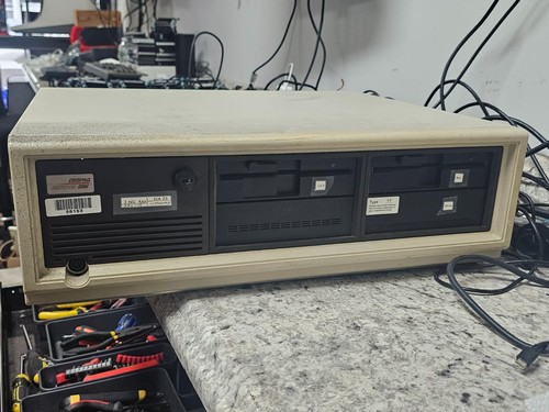 Compaq Computer 286 Vintage Compaq Deskpro 286 AT PC Computer Complete w/Drives & Cards ...