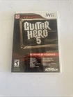 Guitar Hero 5 (Nintendo Wii, 2009) COMPLETE CIB Tested & Cleaned!