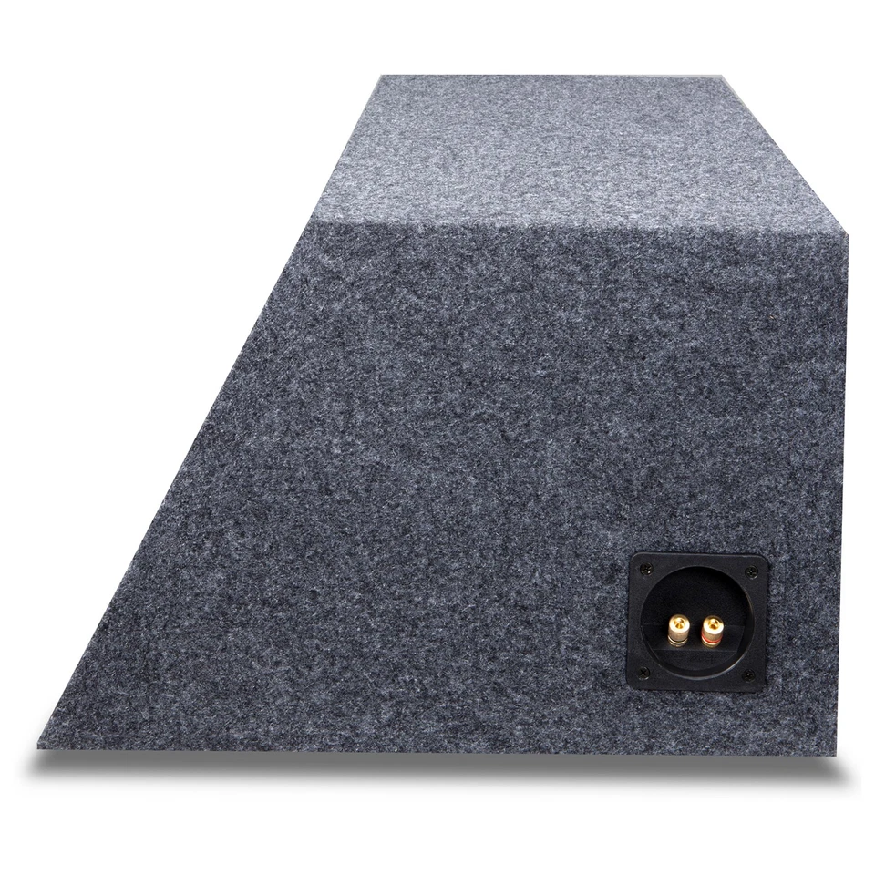 Subwoofer sellado doble de audio para automóvil de 10" saldado hatchback estéreo subcaja gabinete Foto 4 de 4