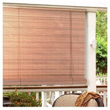 Lewis Hyman 249186 48 x 72 in. PVC Roll Up Blind Woodgrain