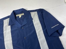 Vintage Lehman Brothers Financial Banking Bowling Company Shirt Baja Bay Rayon