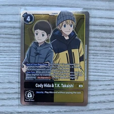 Digimon CCG Cody Hida & T.K. Takaishi BT16-088 R | Beginning Observer | NM