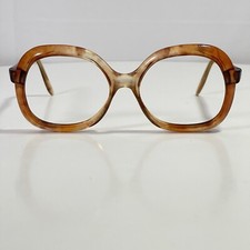 Vintage Pierre Cardin Sunglasses Eyeglasses Frames France 70s VENUS Brown Amber