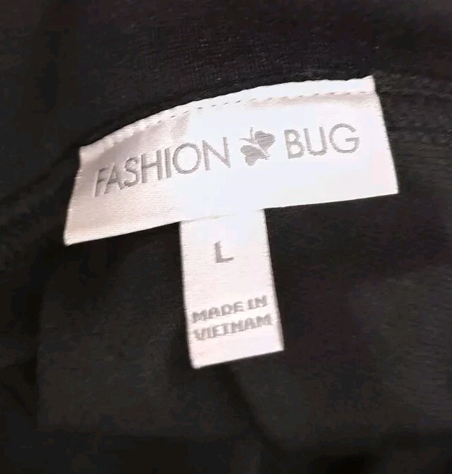 Nueva falda de rayón de poliéster grande negra Bug de moda Foto 4 de 4