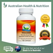 NATURE'S SUNSHINE FENUGREEK 100C INCREASE BREAST MILK + FREE POST & SAMPLE
