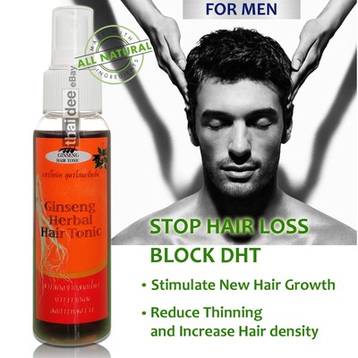 Ginseng Natural Hair Loss Treatment For Men Fast Growth Regrowth