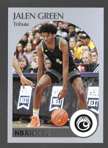 JALEN GREEN 2021-22 Chronicles Draft Picks NBA Hoops Tribute Rookie Card Rockets