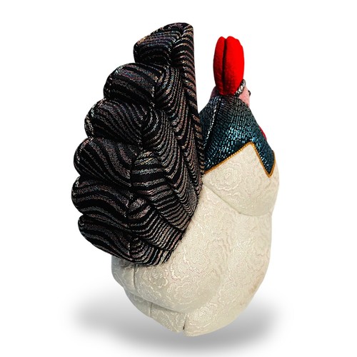 Japanese Kimekomi Doll Zodiac Chicken Rooster Craft Art Ornament Display Japan - Picture 8 of 10