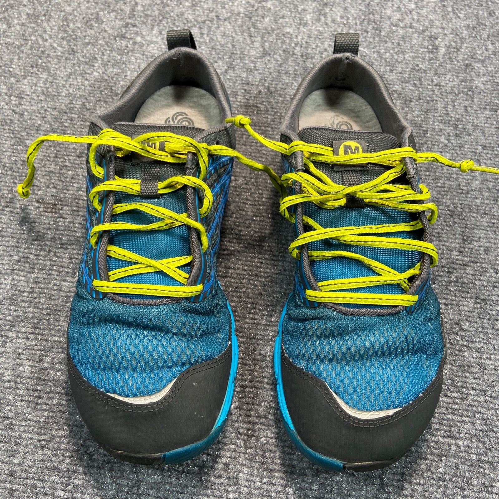 Scarpe da donna blu Merrell taglia 10 Skylab traspiranti rete traspirante