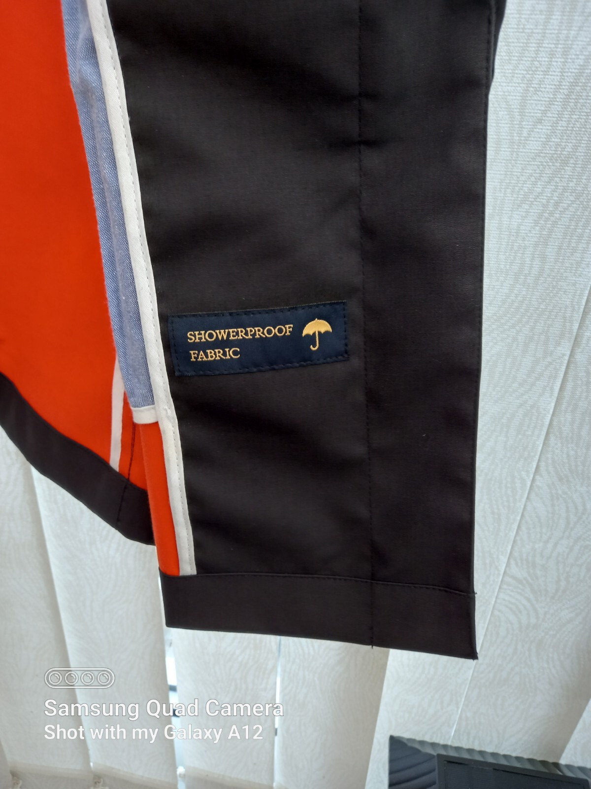 PAUL COSTELLOE Mens Shower Proof Overcoat, Mac, Raincoat, Black Size