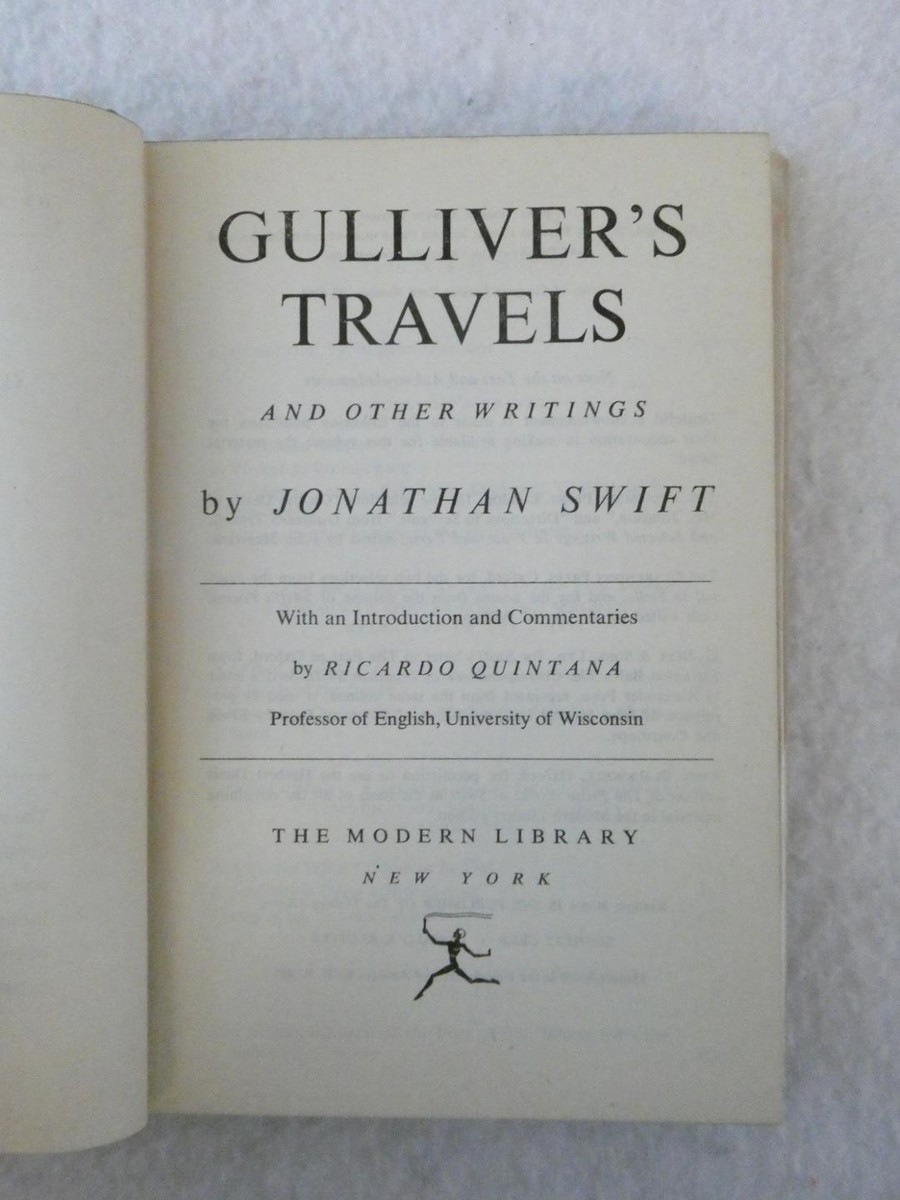 Jonathan Swift GULLIVER'S TRAVELS AND OTHER WRITINGS 1st Modern