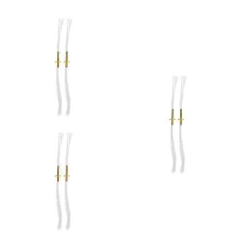 6 PCs Kerzen Docht Ersatz Legierung Legierung Dochtrohr Kerosinlampe Öllampen - Bild 10 von 12