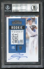 Gavin Lux #125 signed autograph 2020 Panini Contenders Baseball Card BAS Slab