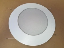 6" INCH RECESSED CAN LIGHT SHOWER TRIM FROSTED GLASS ALBALITE LENS 
