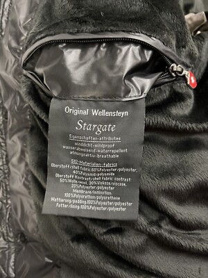 wellensteyn jacke herren l stargate Star-582 Black Neu mit Etikett