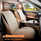 For Mercedes Benz Breathable Car Seat Cover Anti-slip Linen Front Driver Cushion