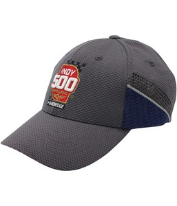 INDY 500 Mens Textured Limited Edition Baseball Cap, Grey, One Size - Click1Get2 Offers