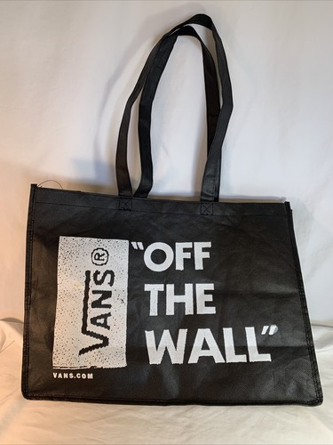 VANS \u0026#034;OF THE WALL\u0026#034; SHOPPING BAG - WHITE/BLACK | eBay
