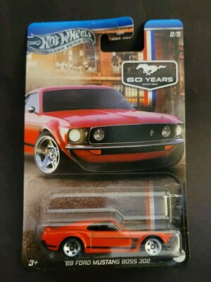 2024 Hot Wheels Silver Series 60 Years  69 Ford Mustang Boss 302 2/5