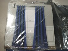 Lush Decor Curtains-Grommet Panel with Insulated Blackout Lining 95x52 pair