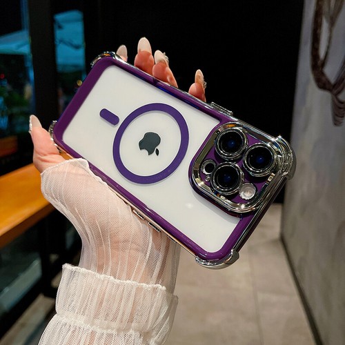 Acrylic Hard Case For iPhone 16 15 14 13 12 Pro Max Plus Clear Shockproof Cover - Picture 15 of 17