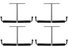 Crawford 13010 Deluxe Overhead Garage Lumber Storage Hooks Brackets - 4 Pack
