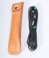 RARE NOS CANON FLASH EXTENSION CORD A WITH THE LEATHER CASE NEVER USED