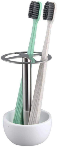 Toothbrush Holder Stand, Multi-Functional Toothbrush Holder for Bathroom Vanity