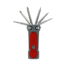 Modern Monkey 8-in-1 Pocket Tool Set - Red