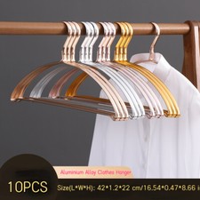 10pcs Adult Aluminum Alloy Clothes Rack Wardrobe Space Saving