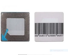 10000 New Self Adhesive  40mm x 40mm RF 8.2Mhz EAS Security Soft Sensor Label 