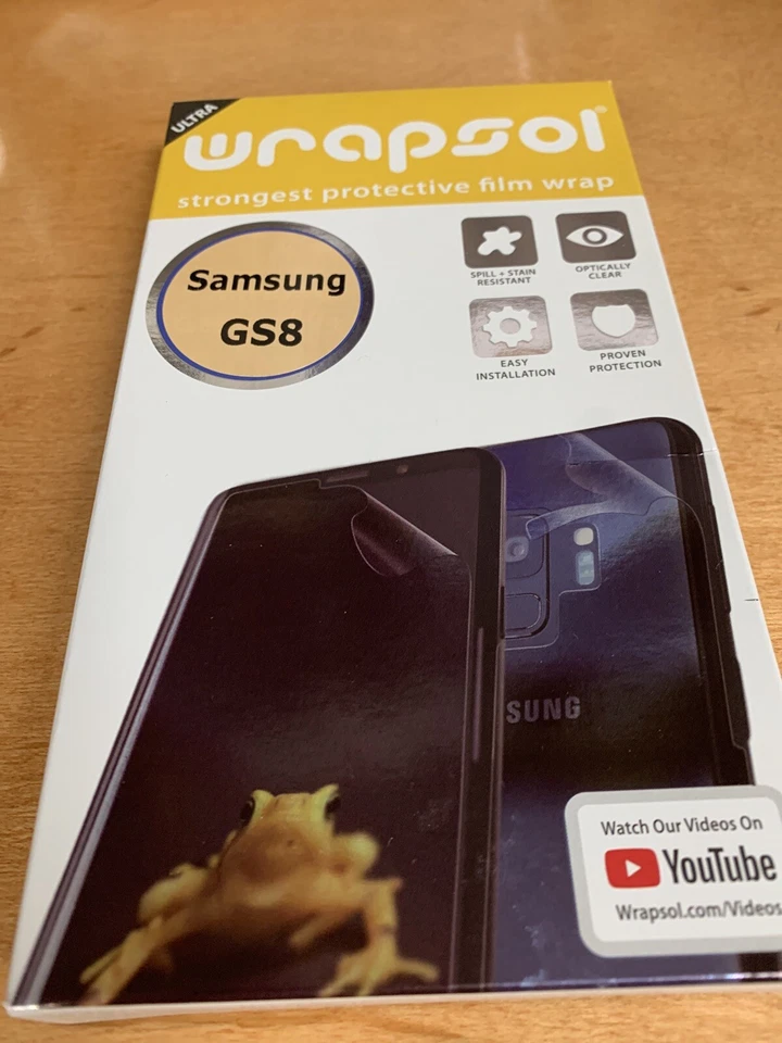 Protetor de tela Wrapsol para Samsung Galaxy S8 - Imagem 2 de 4