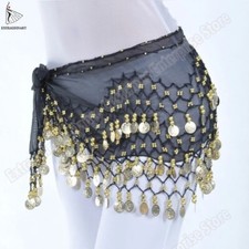 Coin Hip Scarf Belly Dance Belt Bead Wrap Costume Bellydance Accessories
