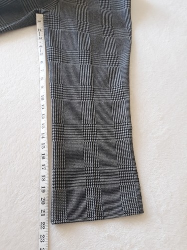 Isabel De Pedro, Black White Houndstooth Cropped Pants Trousers, U.S. Sz. 8 - Picture 12 of 12