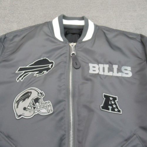 Alpha Industries x Buffalo Bills x New Era Bomber Jacket S MA-1 Flyer Reversible - Picture 6 of 23