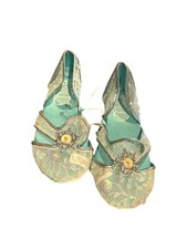 NEW Disney Store Frozen Elsa Costume Net Shoes for Girls size UK 11/12 EU 29/31