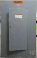 😏 WESTINGHOUSE 225A MAIN LUG BOLT-ON PANELBOARD 277/480V 3∅ 30 CIRCUIT AM812941