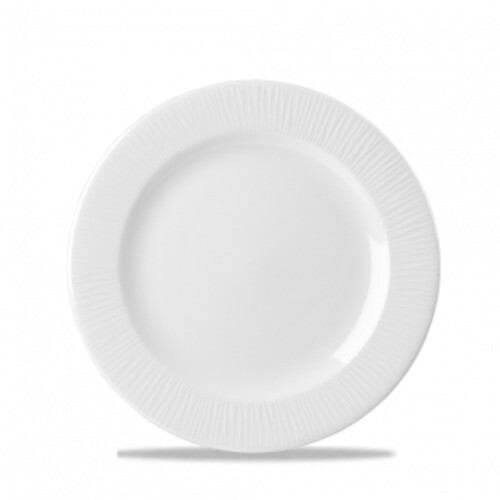 Churchill BAMBOO Plate White Teller Kuchenteller Porzellan Ø 21 cm weiß