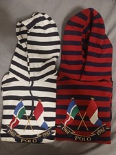 2 Ralph Lauren POLO Cross Flag Hoody Sz-Medium