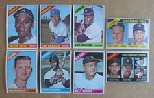1966 TOPPS BASEBALL CARD SINGLES #1-275 COMPLETE YOUR SET U-PICK UPDATED 11/26