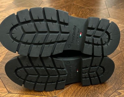 NeroGiardini Buckle Chain Moc Toe Combat Boot (women) Size 41. Price $315 - Picture 8 of 8