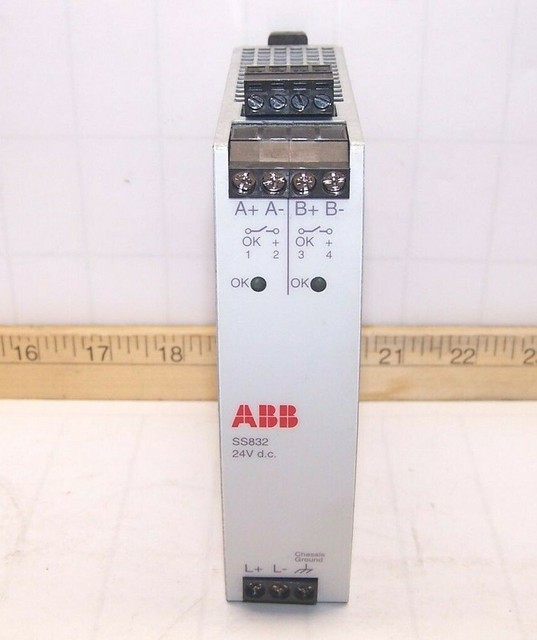 ABB SS832 DC POWER SUPPLY VOTING UNIT MODULE 2460 VDC 20 AMP