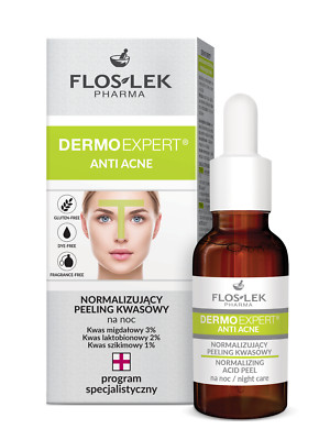 FLOSLEK Pharma DERMO EXPERT  ANTI AKNE NORMALISIERENDES SÄUREPEEL