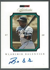 Wladimir Balentien 2007 TRISTAR Autothentics Autographs Card# 47