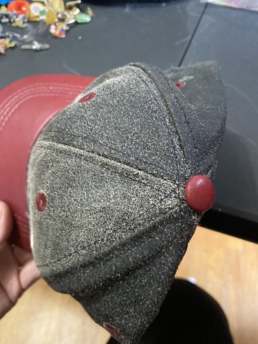 Vintage Colorado Avalanche NHL Genuine Leather Hat, Cap - Picture 6 of 10