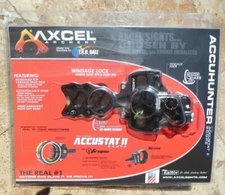 🌟🎈 AXCEL AccuHunter AccuStat II 5 Pin .019 RH/LH Archery Sight ACHN-N519-4BK