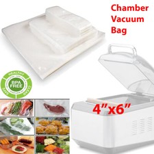 100 / 300 BPA Free Chamber Vacuum Sealer Machine Pouch Bag 4"x6" Snack Size