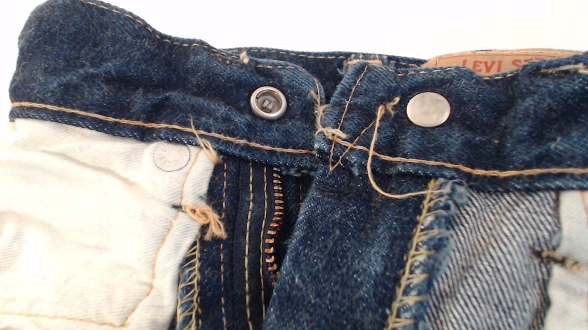 Vtg Levi 302 0117 Big E 18 13 0 Toddler Dark Denim S Series V