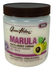 Queen Helene Marula Age-Defying Face And Body Creme Cream Protects & Renews New
