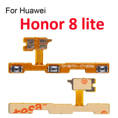 For Honor 8 9 10 9lite 10lite 8C 8X MAX Power On Volume Flex Cables Accessories